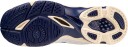 Mizuno Wave Voltage Herre White/Blue Ribbon/Mp Gold 39