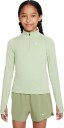 Nike Dri-Fit Long Sleeve 1/2-Zip Top Jente Honeydew/White XL (13-15)