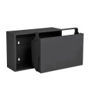 ReCollector - Small Wall storage / Bathroom bin - Black Raven