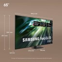 Samsung 65" Neo QLED QN90D 4K Smart TV (2024), Black