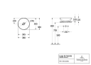 V&B Loop & Friends Toppmontert servant Ø380 mm, m/overløp, Hvit m/C+