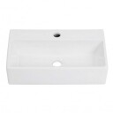 Lavabo Boxo 1080 Slim servant, 50x30 cm hvit