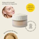 Uoga Uoga Mineral Foundation Powder with amber SPF15 Strawberry and Sn