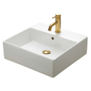 Lavabo Boxo 1010 Slim servant, 50x48 cm hvit