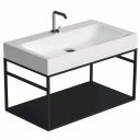 Lavabo Cento 100 servant, 100x45 cm, hvit