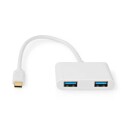 USB Multi-Port Adapter - USB 3.2 Gen 1, USB-C Hann, 2x USB-A