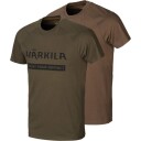 Härkila Men's Härkila Logo T-Shirt 2-Pack Flerfarget M Man