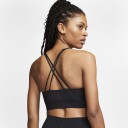 Nike Swoosh Luxe Sports Bra Black/Dark Smoke Grey S