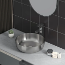 Bathlife Klenod Toppmontert Servant 406x406x120 mm, Børstet Nikkel