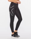 2xu Aero Vent Mid-Rise Compression Tights W Black/Silver Reflective XS