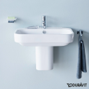 Duravit Happy D.2 Vegghengt Servant 500x360 mm, 1 blanderhull, Wondergliss