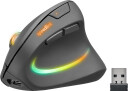 Speedlink - PIAVO PRO Illuminated Rechargeable Vertical Ergonomic Mouse - wireless, rubber-black