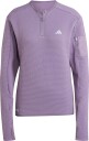 Adidas Ultimate Cte Cold.Rdy Hlaf Zip Running Shirt Dame Shadow Violet M