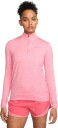 Nike Dri-Fit Element 1/2-Zip Dame Coral Chalk/Pearl Pink/Heather M