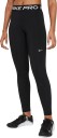 Nike Pro Mid-Rise Mesh-Panelled Tights Dame Black/White M