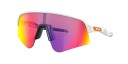 Oakley Sutro Lite Sweep Matte White Prizm Road Prizm Road unisex