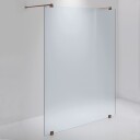 INR Iconic Nordic Rooms Dusjvegg ARC 43 Måltilpasset Brushed Bronze / Frostet Glass