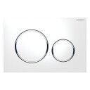 Geberit Sigma20 Betjeningsplate Hvit Matt/Hvit/Hvit Matt, Easy-Clean