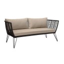 Bloomingville - Loungesofa m/puter Svart 1648830-01-0 1612757-02-0