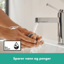 Hansgrohe Finoris Servantbatteri 110 Med bunnventil, Krom