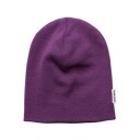 Aclima Classic Beanie, lue i ull - sunset purple