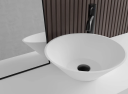 Scandtap Bathroom Concepts Solid R3 Ø402 mm, Hvit Matt